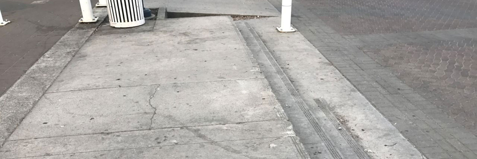 bubble gum needing power washing from concrete