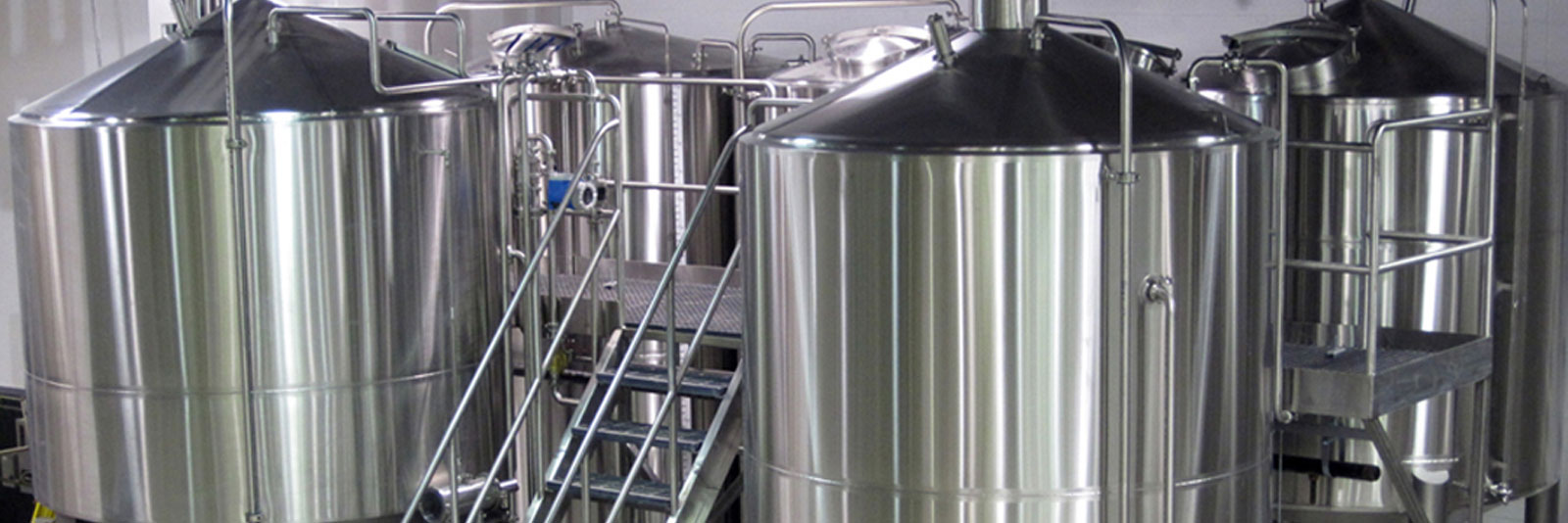 sparkling clean plant processing equipment after power washing